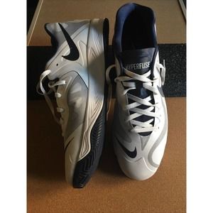 EUC Nike Hyperfuse 2013 Mens Size 17 Shoes Basketball Sneakers 616620 White